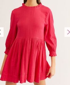 Free People Living For This Mini dress in Rose
